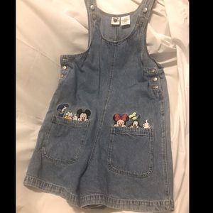 Disney Denim Women’s Romper 90s Vintage Size M